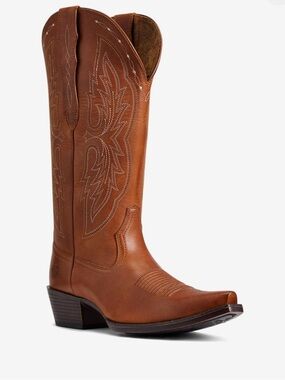 Ariat Women's Tan Leather Western Cowboy Boots